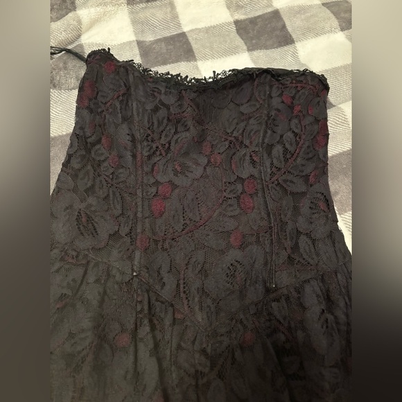 Vintage Saks 5th Ave Jessica McClintok lace dress 6 - Picture 4 of 10